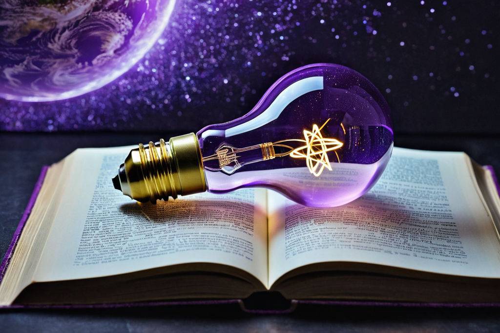 an-ultra-realistic-image-of-the-onegodian-lightbulb-on-a-book-onegodianization-trending-on-artst-431015180
