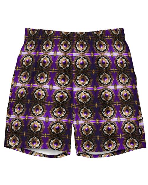 Onegodian Flower Jewel: Design 01 – Recycled Swim Trunks