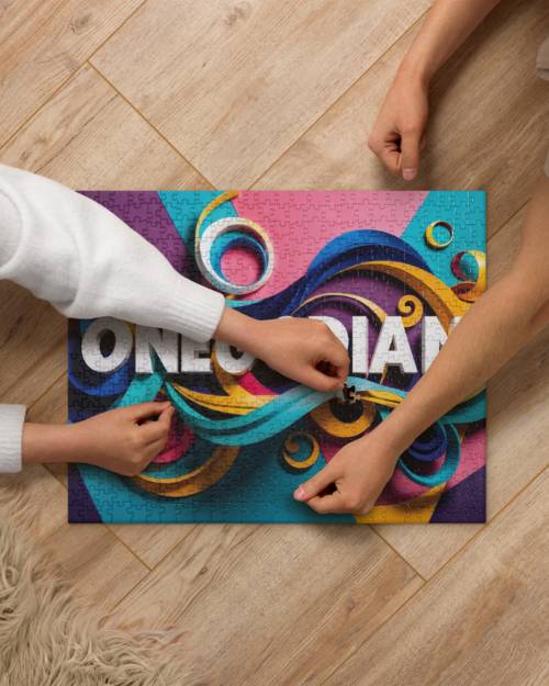 The Word Onegodian Art: Design 01 – Jigsaw puzzle