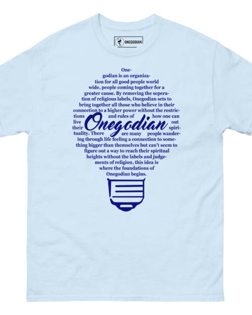 The Onegodian Lightbulb ????- Unisex classic tee - Navy