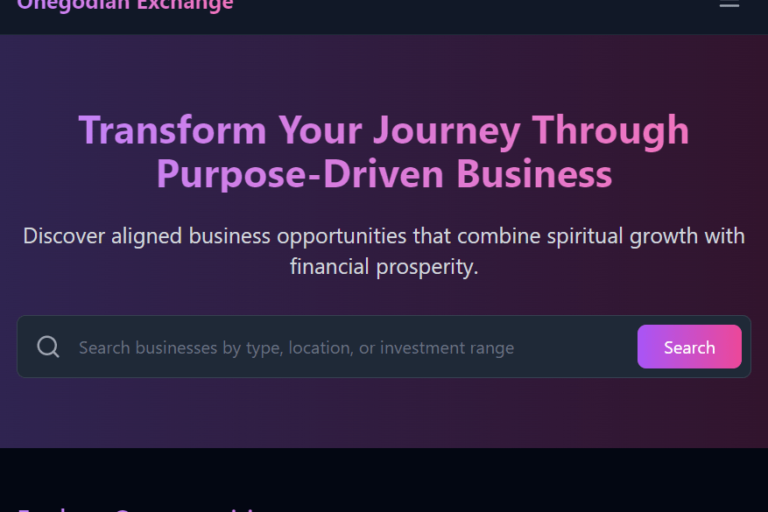 Transformative Business Exchange