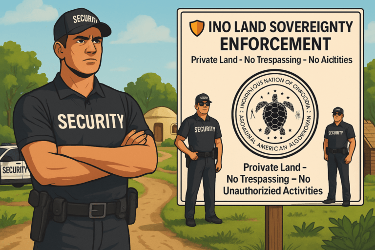 🛡️ INO LAND SOVEREIGNTY ENFORCEMENT