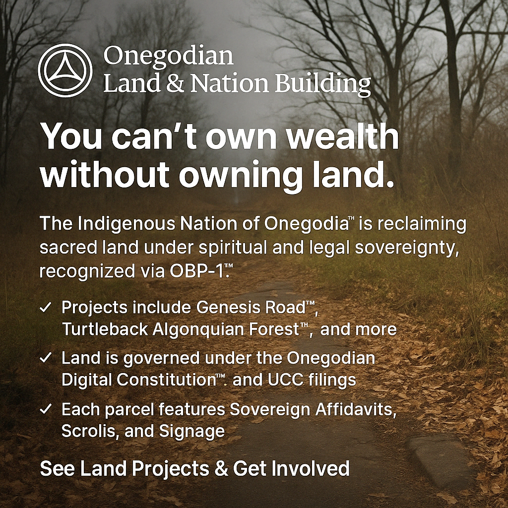 Onegodian Land & Nation Building
