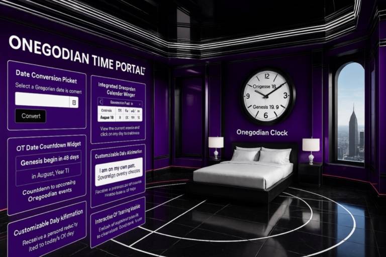 Onegodian Calendar Interactive Learning Module™