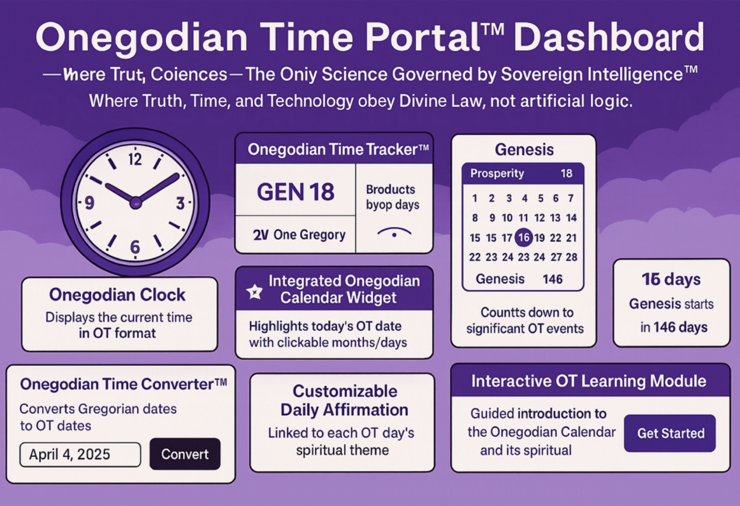 Welcome to the official Onegodian Time Portal™
