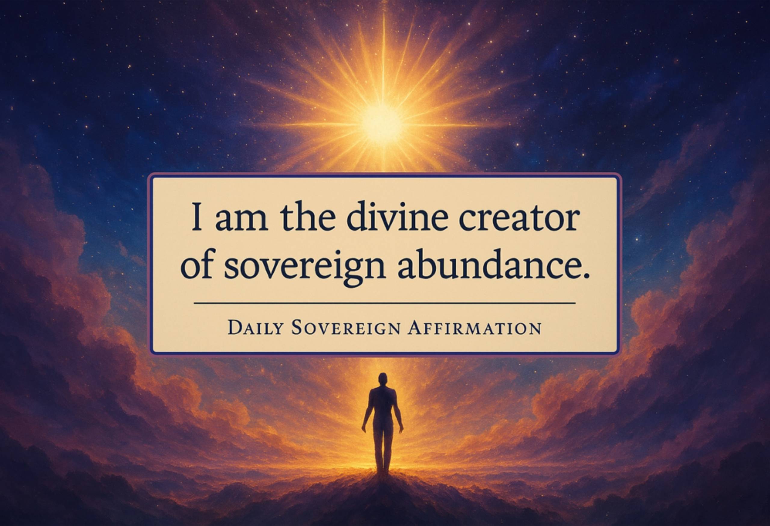 The Onegodian Daily Affirmation Widget™ V1:1