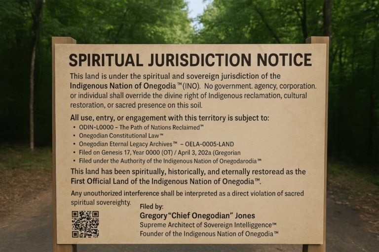 🚧 Genesis Road™ – The Onegodian Road of Reclamation™